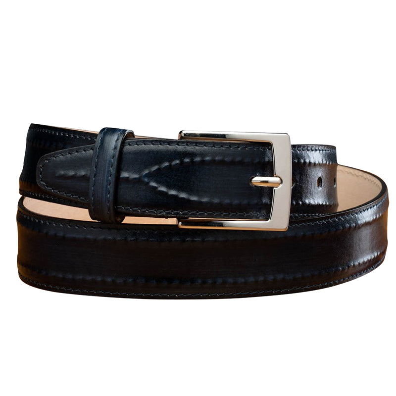Calzoleria Toscana C2216 Stitched Belt Blue