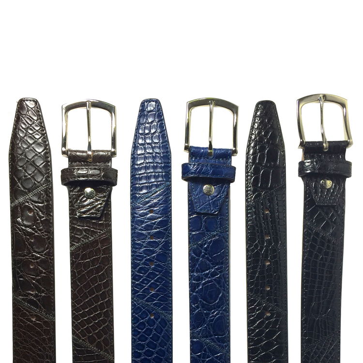 Calzoleria Toscana C5741 Caiman Patchwork Belts