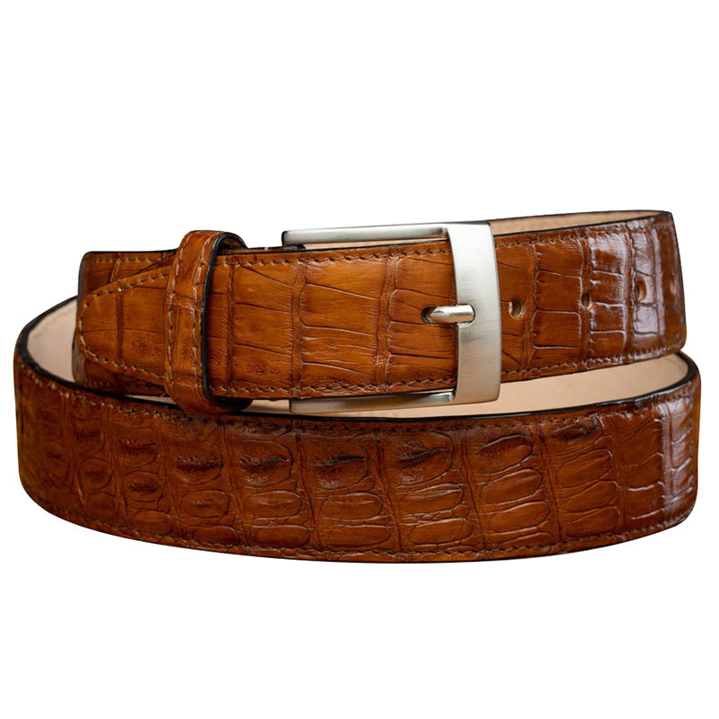 Calzoleria Toscana C7981 Hornback Belt Brick