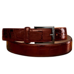 Calzoleria Toscana C8099 Crocodile Belt Burgundy
