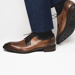 Calzoleria Toscana 2720 Crocodile & Calf Shoes Brown