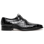 Calzoleria Toscana David 6153 Nile Crocodile Shoes Black