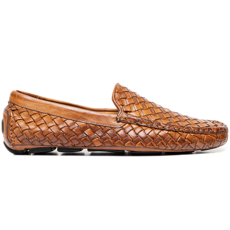 Calzoleria Toscana E945 Rendo Woven Drivers Brick