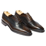 Calzoleria Toscana H165 Wingtip Oxfords Dark Brown