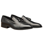 Calzoleria Toscana H614 Tassel Loafers Black