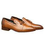Calzoleria Toscana H614 Tassel Loafers Chestnut