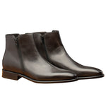Calzoleria Toscana Q337 Onice Zipper Boots Stone