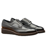 Calzoleria Toscana Q400 Agos Wingtip Shoes Black