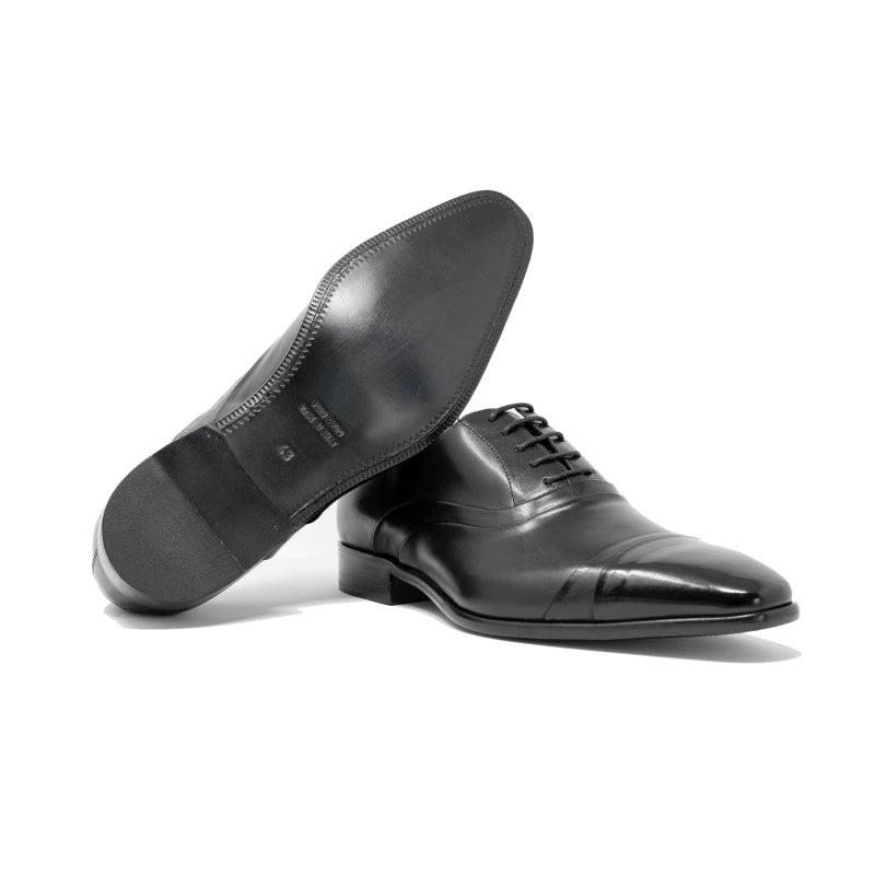 Calzoleria Toscana Z211 Cap Toe Oxfords Black