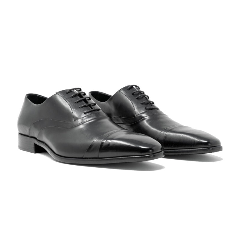 Calzoleria Toscana Z211 Cap Toe Oxfords Black
