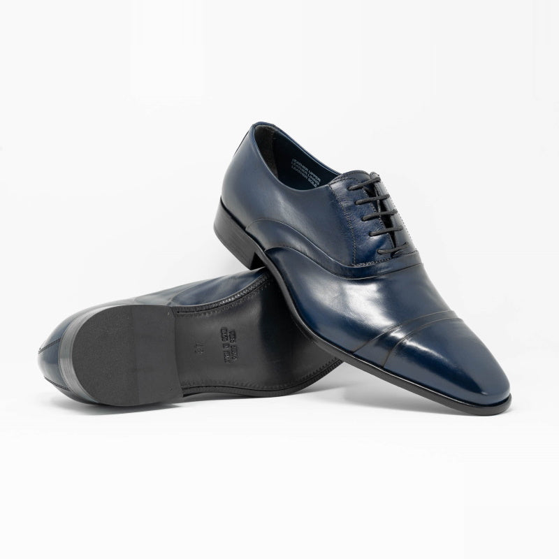 Calzoleria Toscana Z211 Cap Toe Oxfords Navy