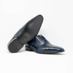Calzoleria Toscana Z211 Cap Toe Oxfords Navy