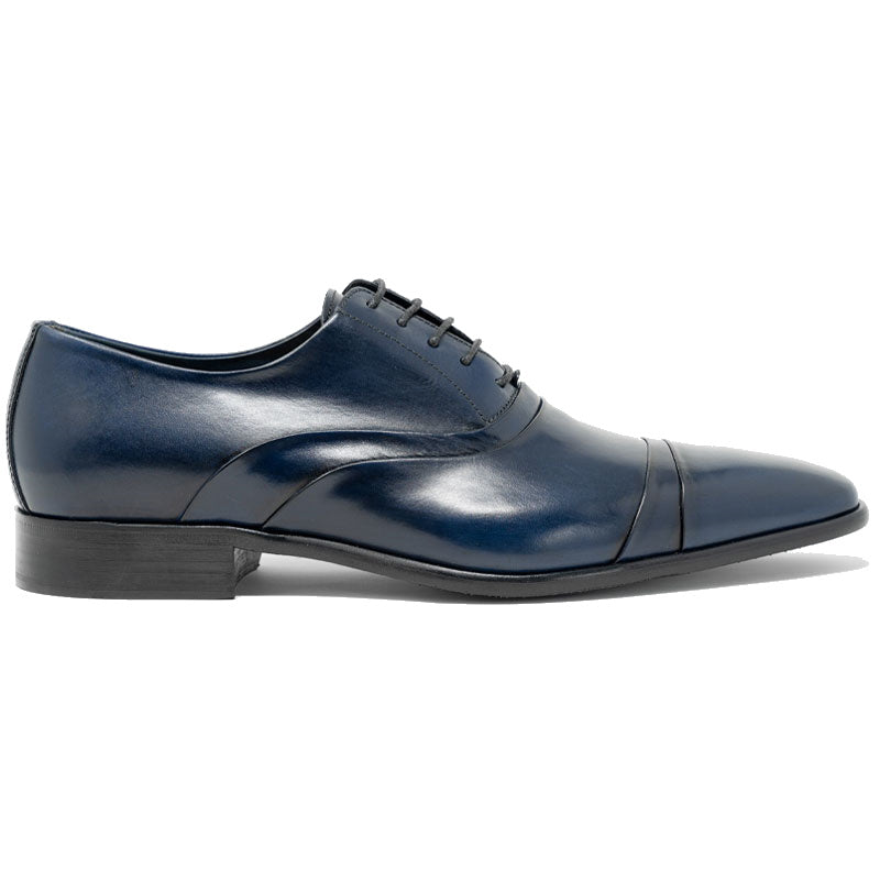 Calzoleria Toscana Z211 Cap Toe Oxfords Navy