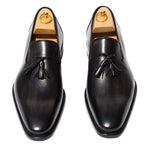 Calzoleria Toscana Z993 Patent Loafers Graphite
