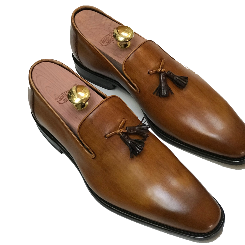 Calzoleria Toscana Z993 Tassel Loafers Dark Caramel