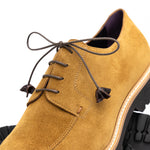 Zelli Campo Suede Goatskin Lace-up Shoes Tobacco (26-220-TAB)