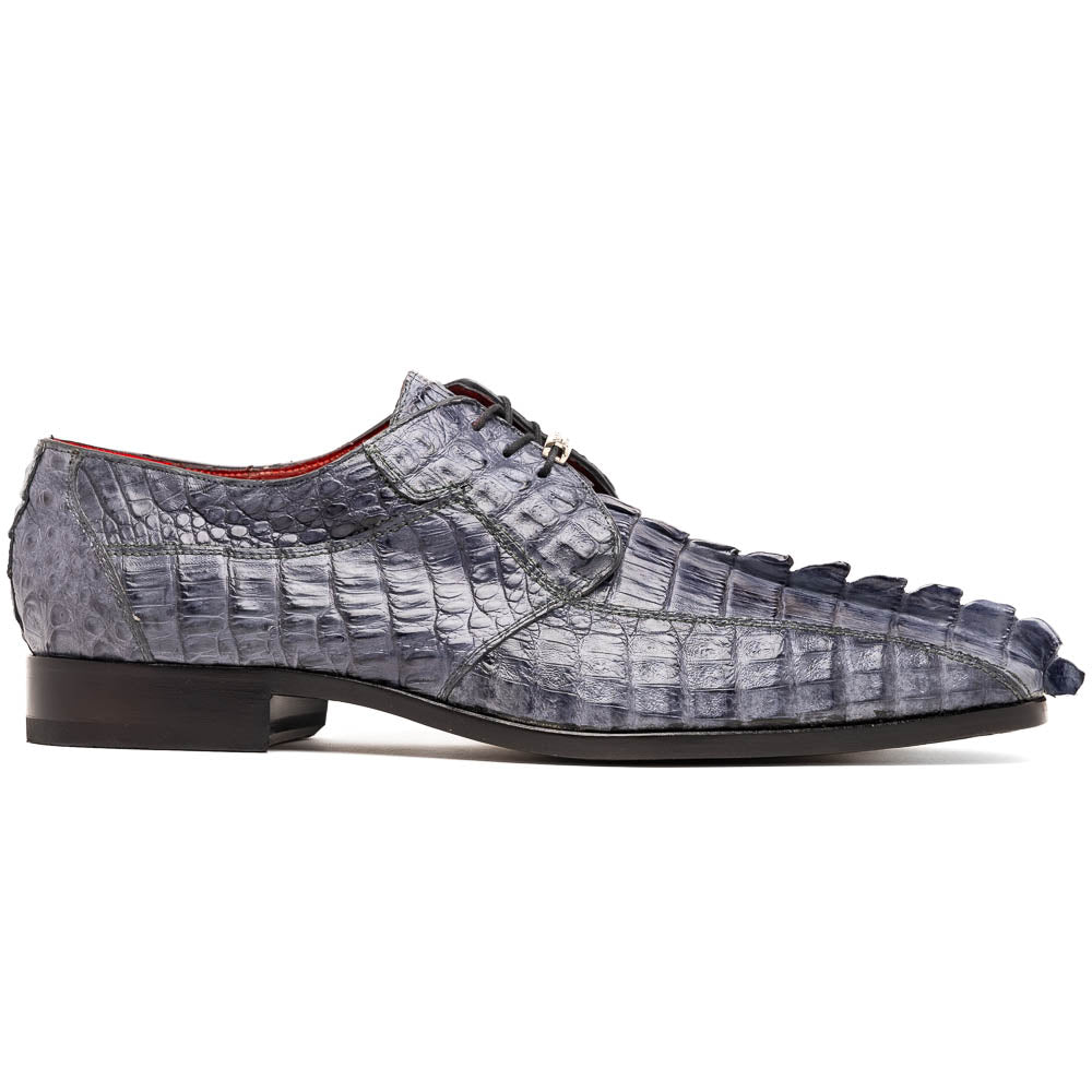 Marco Di Milano Cancun Caiman Crocodile Derby Grey