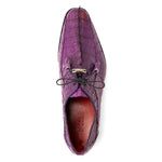 Marco Di Milano Cancun Caiman Crocodile Derby Purple