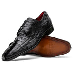 Marco Di Milano Cancun Caiman Crocodile Derby Black