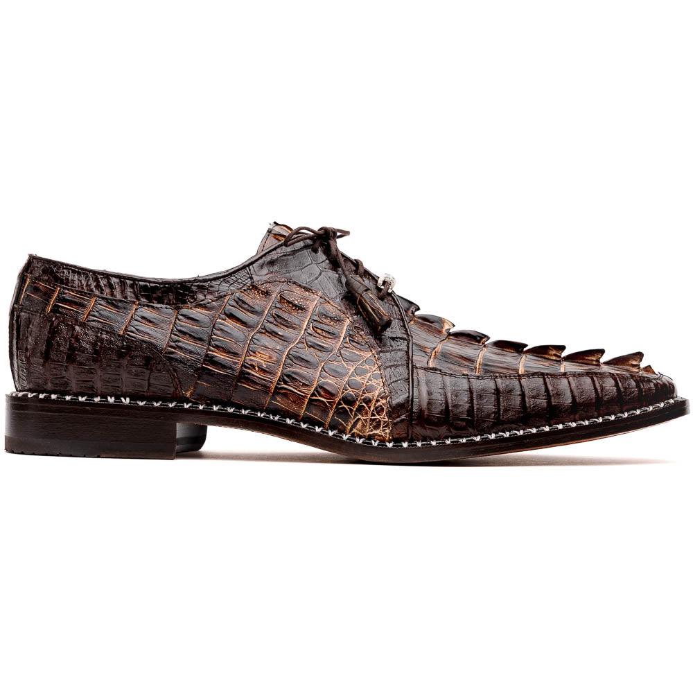 Marco Di Milano Caribe Caiman Crocodile Derby Orix / Brown