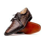 Marco Di Milano Caribe Caiman Crocodile Derby Orix / Brown