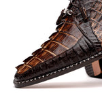 Marco Di Milano Caribe Caiman Crocodile Derby Orix / Brown