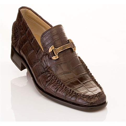 Caporicci 9318 Alligator Bit Loafers TD Moro