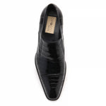 Caporicci 943 Alligator Loafers Black