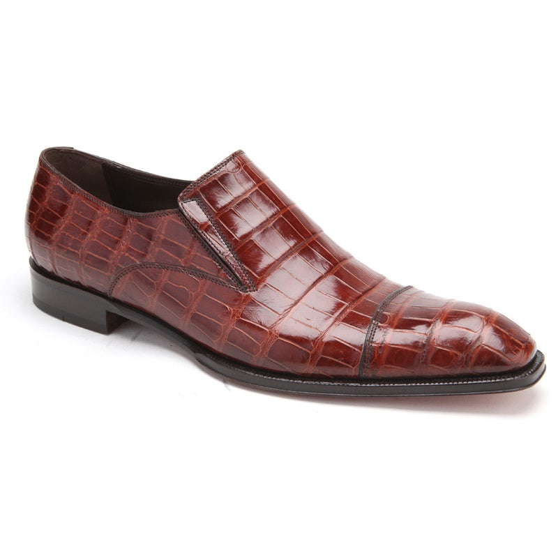Caporicci 943 Alligator Loafers Gold