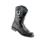 Caporicci Alligator Motorcycle Boot Black