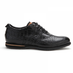 Caporicci All-Over Alligator Sneakers Black