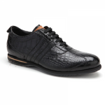 Caporicci All-Over Alligator Sneakers Black