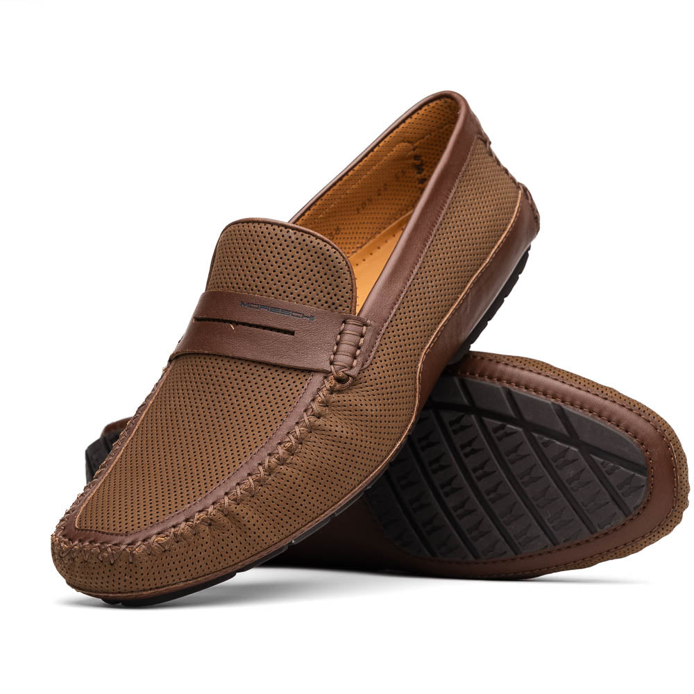 Moreschi Slip-on Driver Brown