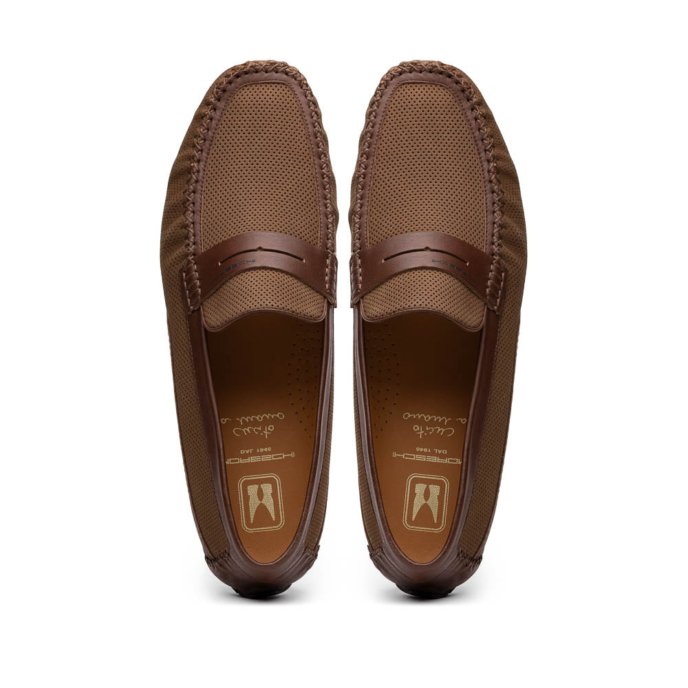 Moreschi Slip-on Driver Brown
