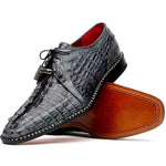 Marco Di Milano Caribe Caiman Crocodile Derby Dark Grey