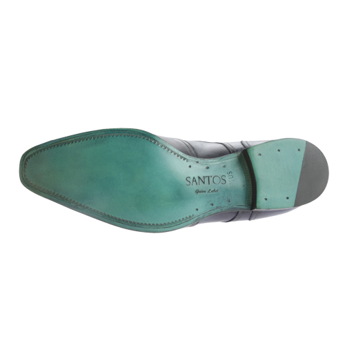 Carlos Santos 7991 Paz Monk Strap Wingtip Shoes Blue