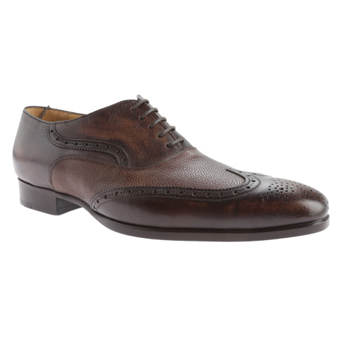 Carlos Santos 8127 Inez Wingtip Oxfords Brown