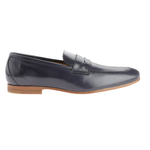 Carlos Santos 8387B Acacia Penny Loafers Black
