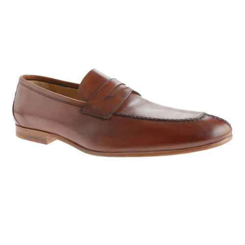 Carlos Santos 8387B Acacia Penny Loafers Brown