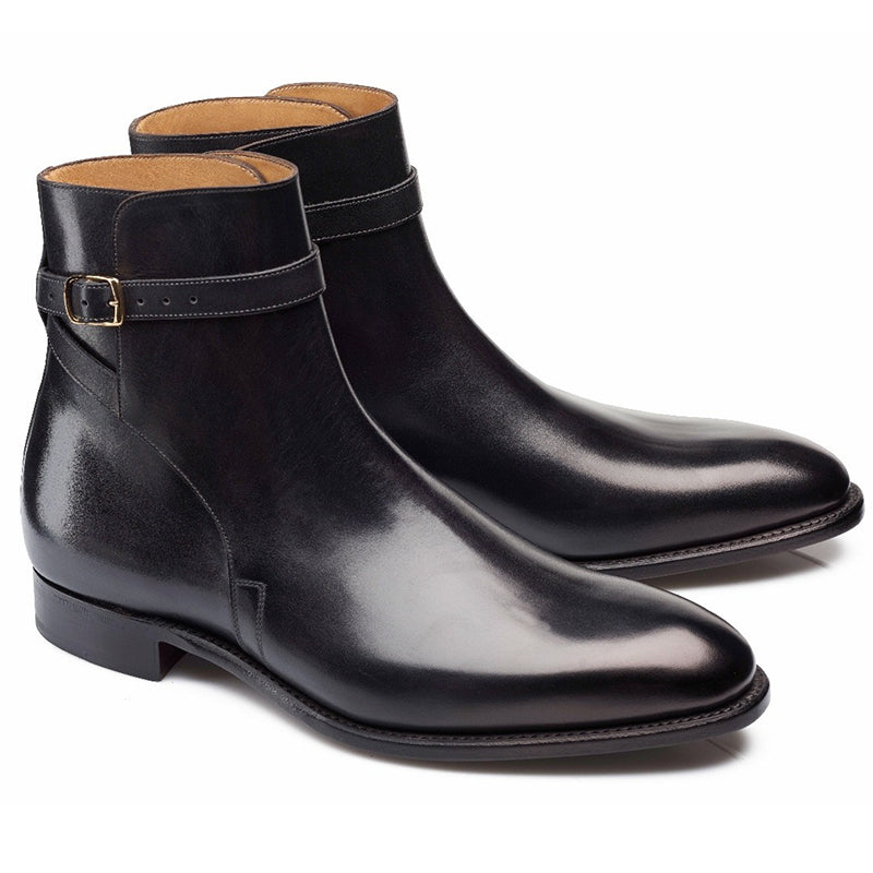 Carlos Santos Aaron 4125 Jodhpur Boots Noir Shadow