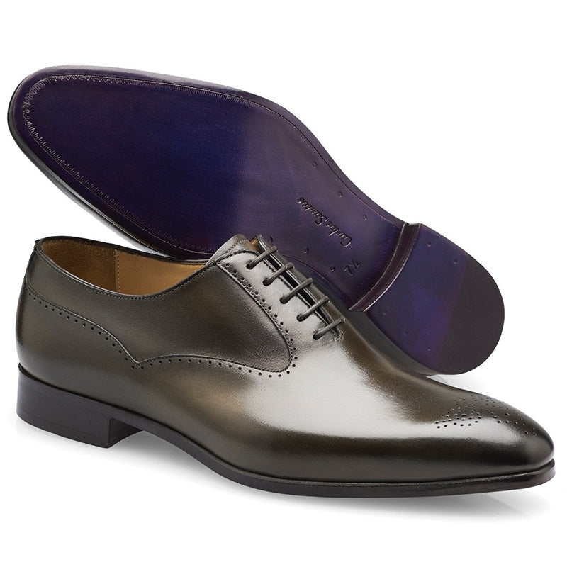 Carlos Santos Clint 8035 Medallion Toe Shoes Bosco