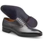 Carlos Santos Clint 8035 Medallion Toe Shoes Noir Shadow
