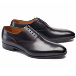 Carlos Santos Clint 8035 Medallion Toe Shoes Noir Shadow