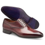 Carlos Santos Clint 8035 Medallion Toe Shoes Wine Shadow