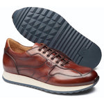 Carlos Santos Damien 8894 Leather Sneakers Wine Shadow