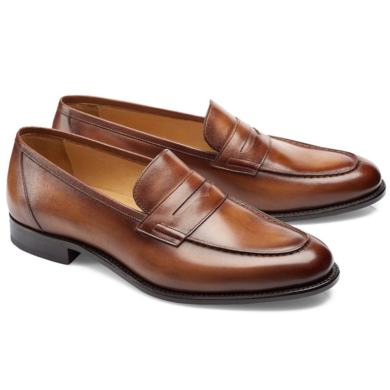 Carlos Santos Elliot 9176 Penny Loafer Shoes Braga