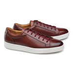 Carlos Santos Elmer 9617 Leather Sneakers Wine Shadow