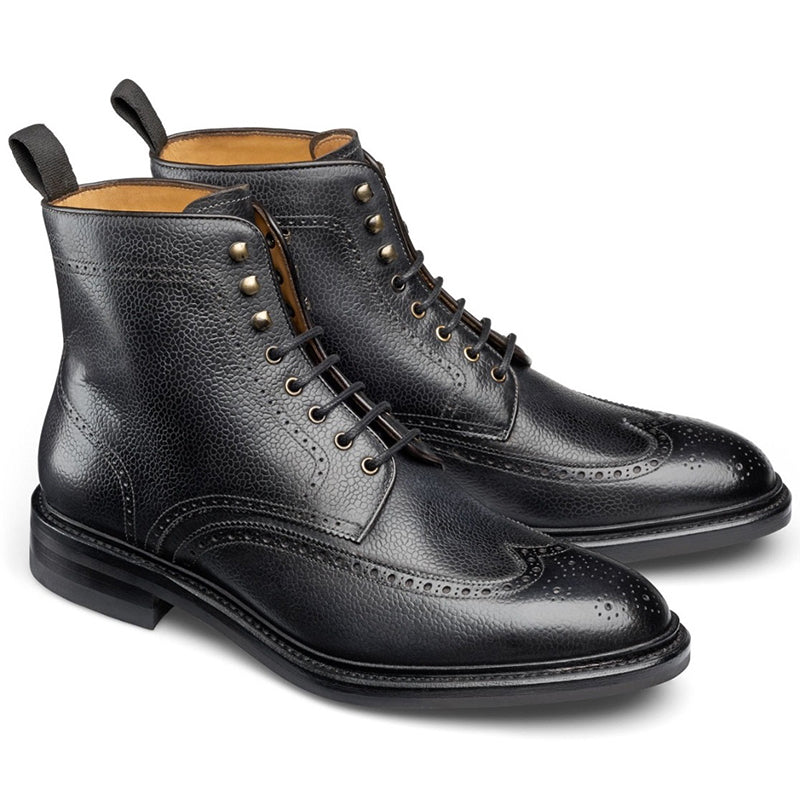 Carlos Santos Gladiator 8922 Lace-up Boots Noir Shadow