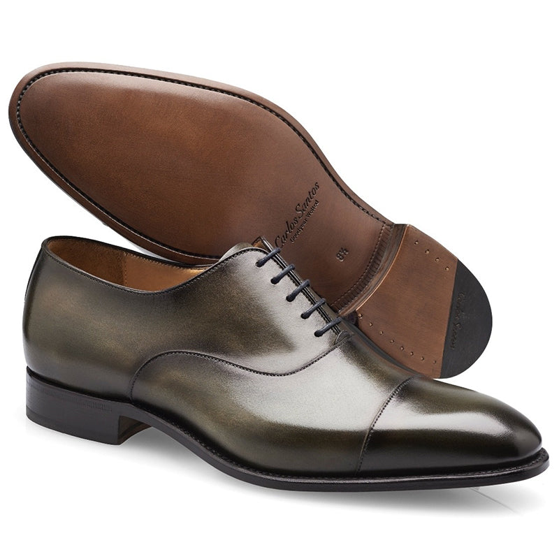 Carlos Santos Harold 8627 Cap Toe Oxfords Bosco