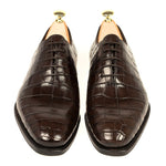 Carmina Alligator Shoes 910 Rain Brown